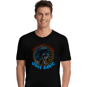 Daily_Deal_Shirts Premium Shirts, Unisex / Small / Black Ugly Sanic