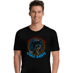 Daily_Deal_Shirts Premium Shirts, Unisex / Small / Black Ugly Sanic