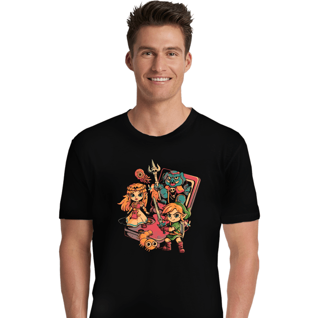 Daily_Deal_Shirts Premium Shirts, Unisex / Small / Black Brave Game Boy