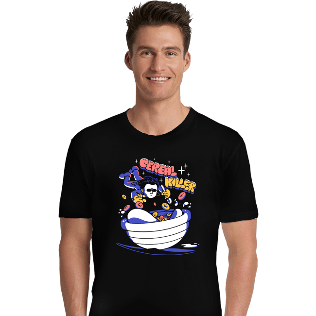 Shirts Premium Shirts, Unisex / Small / Black Cereal Killer