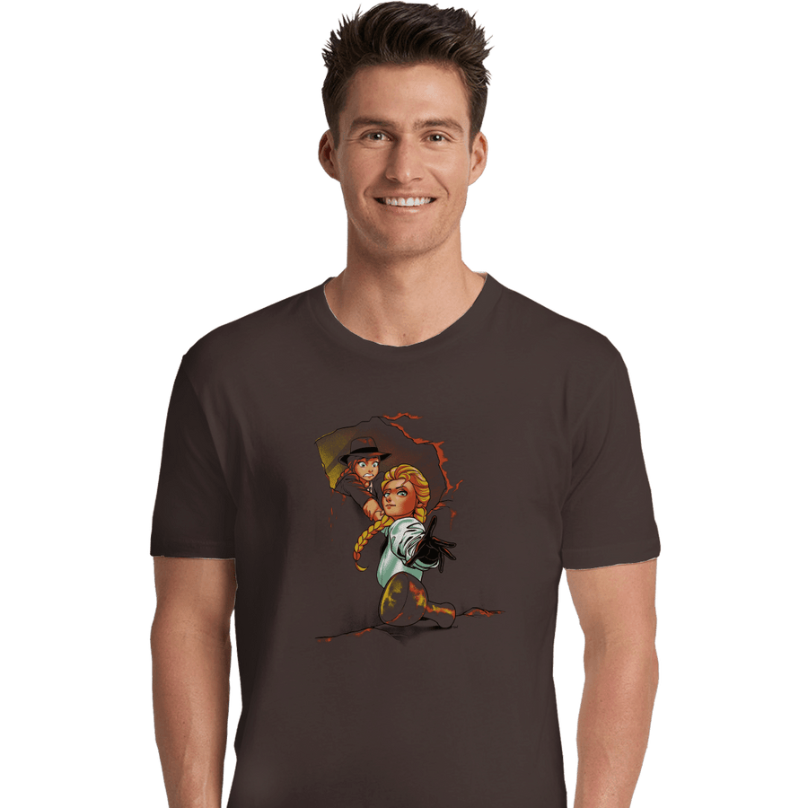 Shirts Premium Shirts, Unisex / Small / Dark Chocolate Let it Go