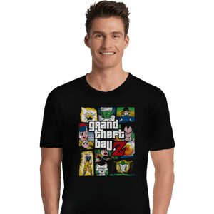 Shirts Premium Shirts, Unisex / Small / Black Grand Theft Ball Z