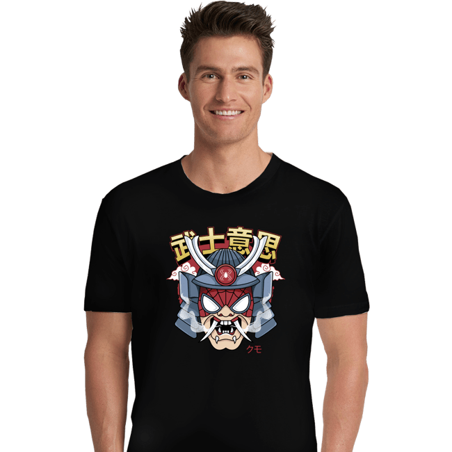 Shirts Premium Shirts, Unisex / Small / Black Arachno Samurai