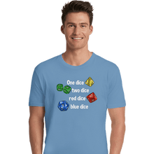 Load image into Gallery viewer, Secret_Shirts Premium Shirts, Unisex / Small / Powder Blue Seuss Dice
