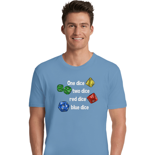 Secret_Shirts Premium Shirts, Unisex / Small / Powder Blue Seuss Dice