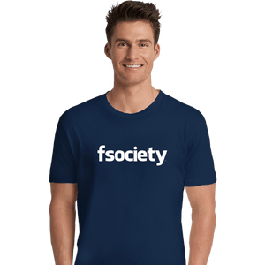 Shirts Premium Shirts, Unisex / Small / Navy fsociety