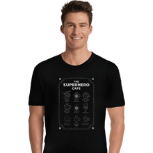 Load image into Gallery viewer, Shirts Premium Shirts, Unisex / Small / Black Superhero Cafe
