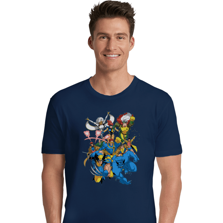 Shirts Premium Shirts, Unisex / Small / Navy 90s Mutants