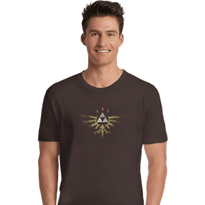 Shirts Premium Shirts, Unisex / Small / Dark Chocolate True Hyrule Power