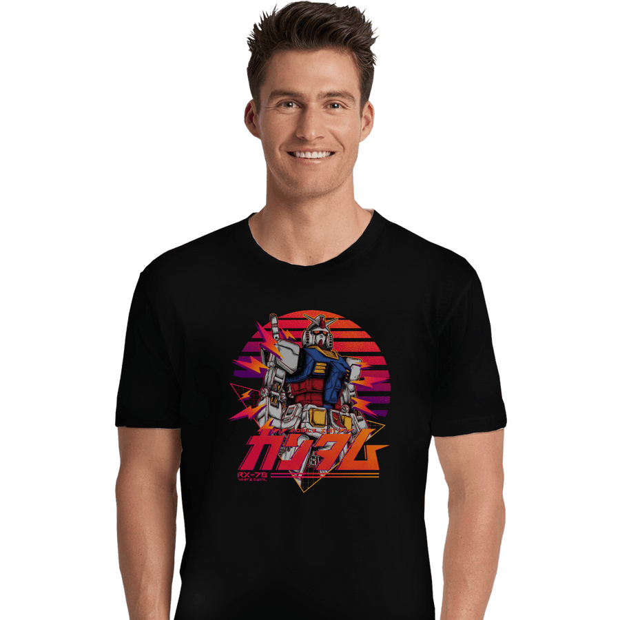 Shirts Premium Shirts, Unisex / Small / Black Gundam RX 78 Retro