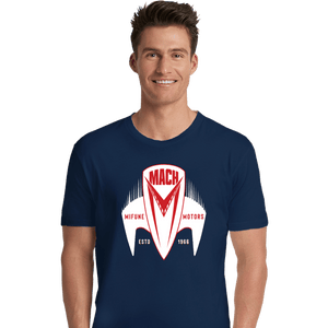 Daily_Deal_Shirts Premium Shirts, Unisex / Small / Navy Mach 5 Mifune Motors