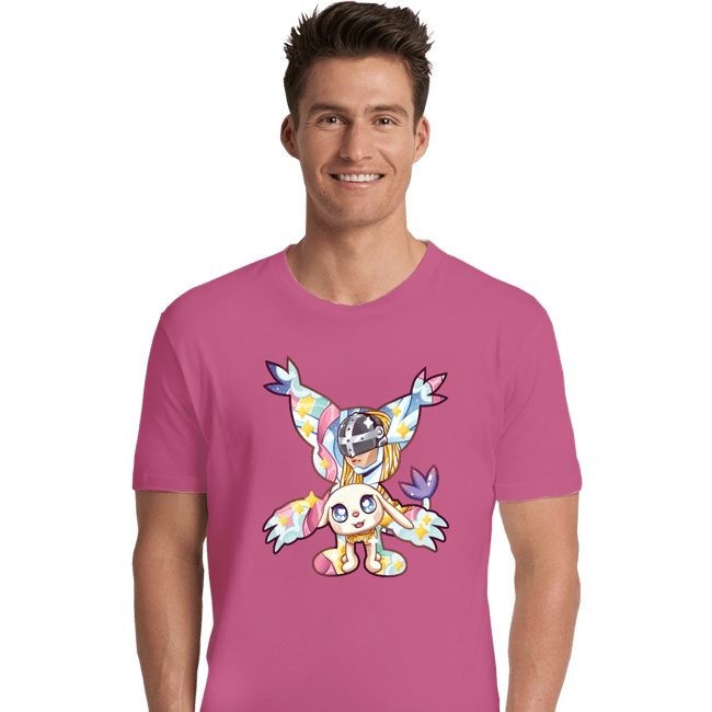 Shirts Premium Shirts, Unisex / Small / Azalea Magical Silhouettes - Gatomon