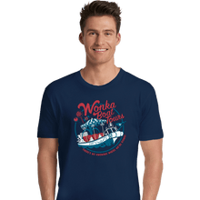 Load image into Gallery viewer, Daily_Deal_Shirts Premium Shirts, Unisex / Small / Navy Wonka Boat Tours
