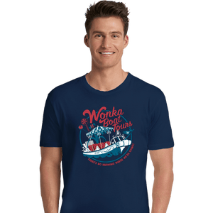 Daily_Deal_Shirts Premium Shirts, Unisex / Small / Navy Wonka Boat Tours