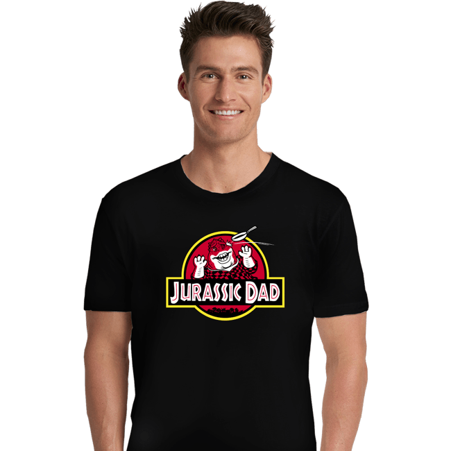 Secret_Shirts Premium Shirts, Unisex / Small / Black Jurassic Dad