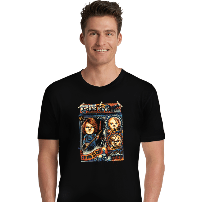 Shirts Premium Shirts, Unisex / Small / Black Friend Til The End Bobblehead