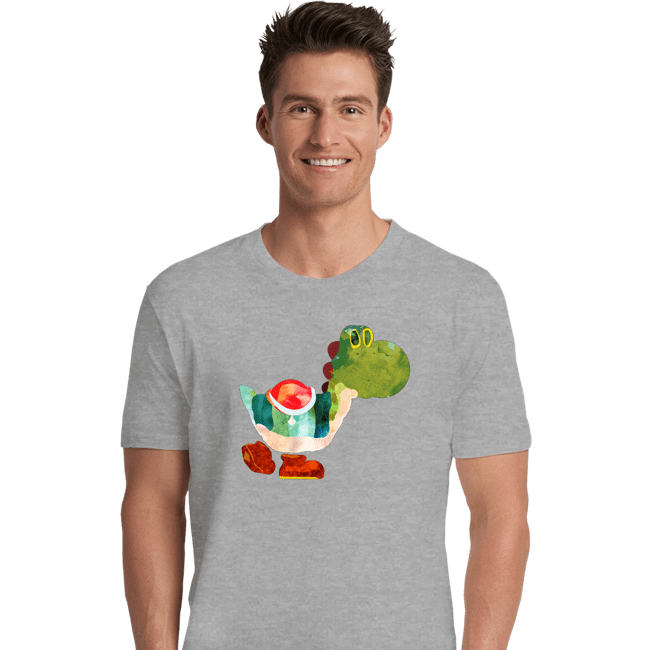 Shirts Premium Shirts, Unisex / Small / Sports Grey The Very Hungry Dinosaur