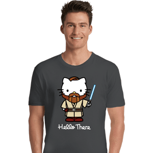Daily_Deal_Shirts Premium Shirts, Unisex / Small / Charcoal Obi Kitty