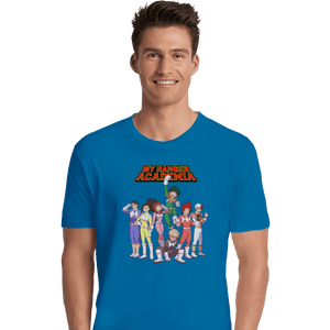 Shirts Premium Shirts, Unisex / Small / Sapphire My Ranger Academia