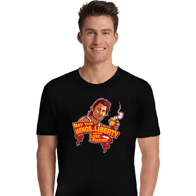 Shirts Premium Shirts, Unisex / Small / Black Wings Of Liberty