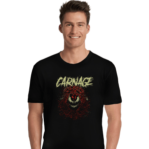 Shirts Premium Shirts, Unisex / Small / Black Carnage Red