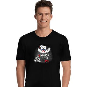 Daily_Deal_Shirts Premium Shirts, Unisex / Small / Black Stay Puft Lives