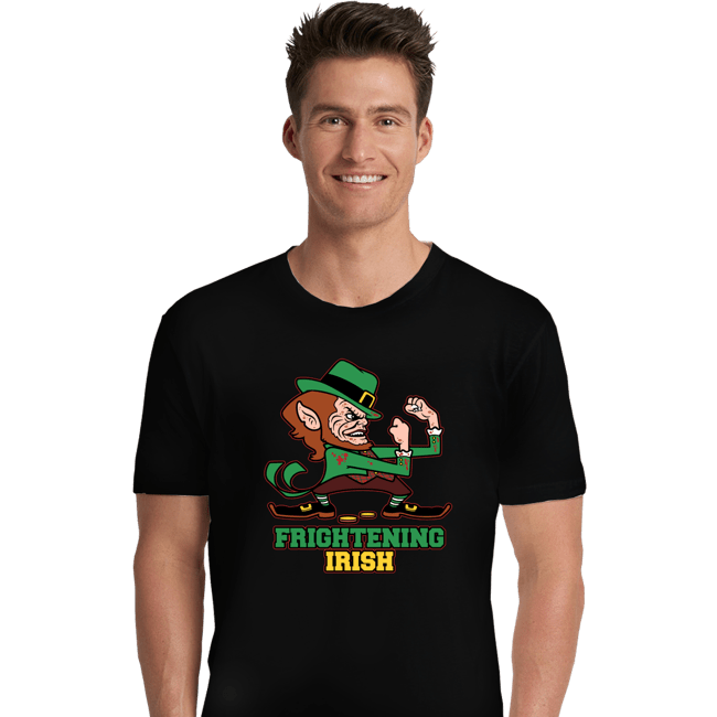 Daily_Deal_Shirts Premium Shirts, Unisex / Small / Black Frightening Irish