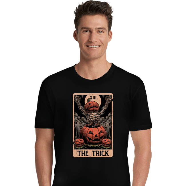 Daily_Deal_Shirts Premium Shirts, Unisex / Small / Black Halloween Tarot Trick
