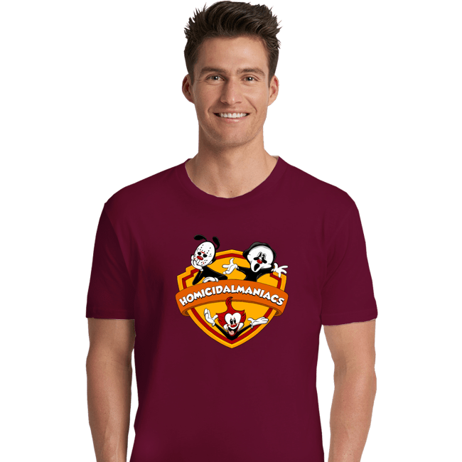 Shirts Premium Shirts, Unisex / Small / Maroon Homicidalmaniacs