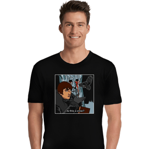 Shirts Premium Shirts, Unisex / Small / Black Is This A Crow