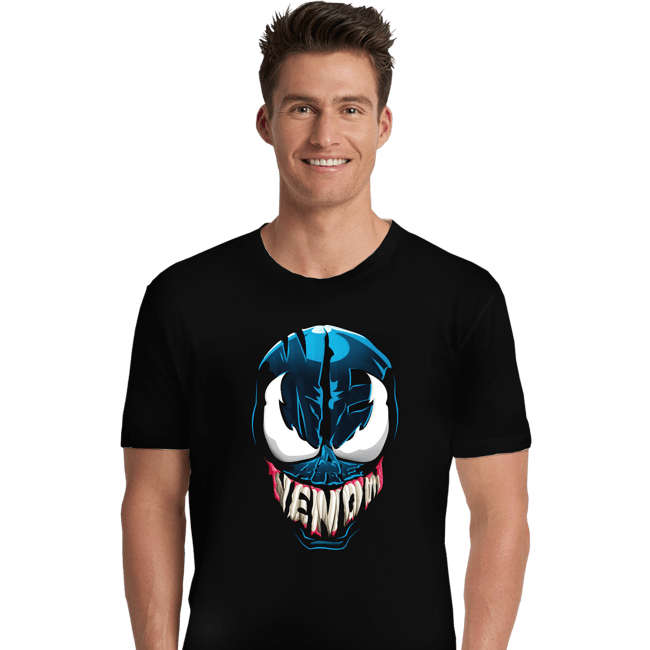 Shirts Premium Shirts, Unisex / Small / Black Venomous Typography