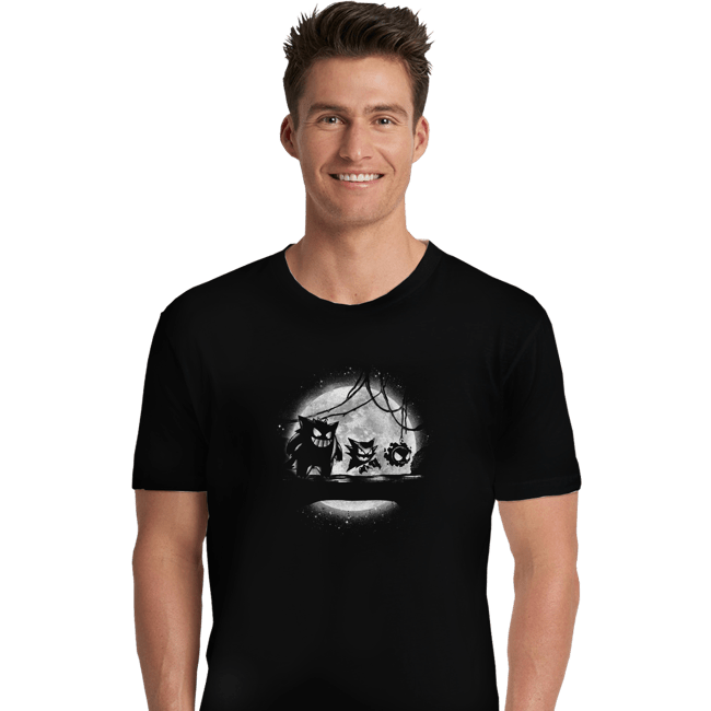 Shirts Premium Shirts, Unisex / Small / Black Moonlight Ghost Types