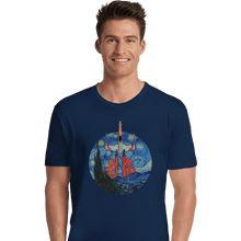 Load image into Gallery viewer, Shirts Premium Shirts, Unisex / Small / Navy Starry Fighter
