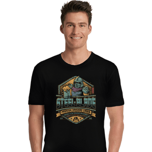 Daily_Deal_Shirts Premium Shirts, Unisex / Small / Black Steel Blade Lager
