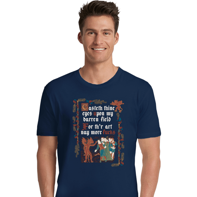 Daily_Deal_Shirts Premium Shirts, Unisex / Small / Navy Illuminated Fields