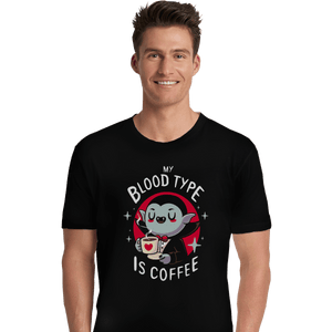Shirts Premium Shirts, Unisex / Small / Black Coffee Vampire