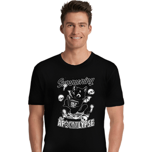 Shirts Premium Shirts, Unisex / Small / Black Apocalypse Cat