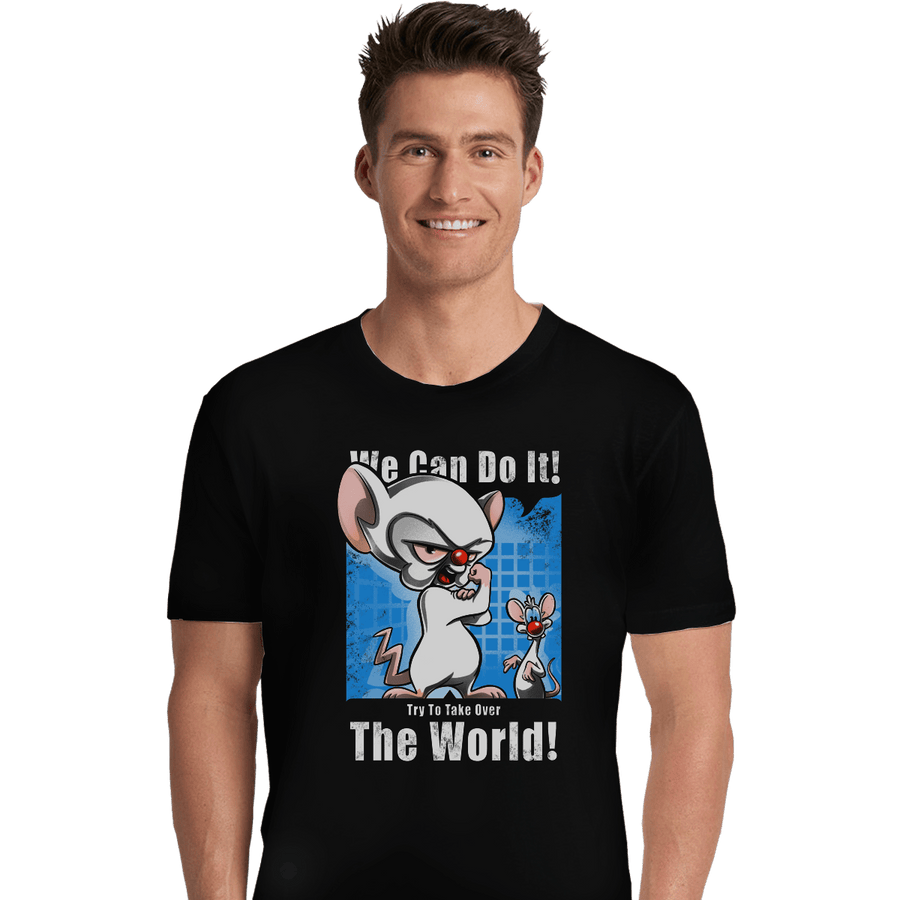 Shirts Premium Shirts, Unisex / Small / Black Conquer The World