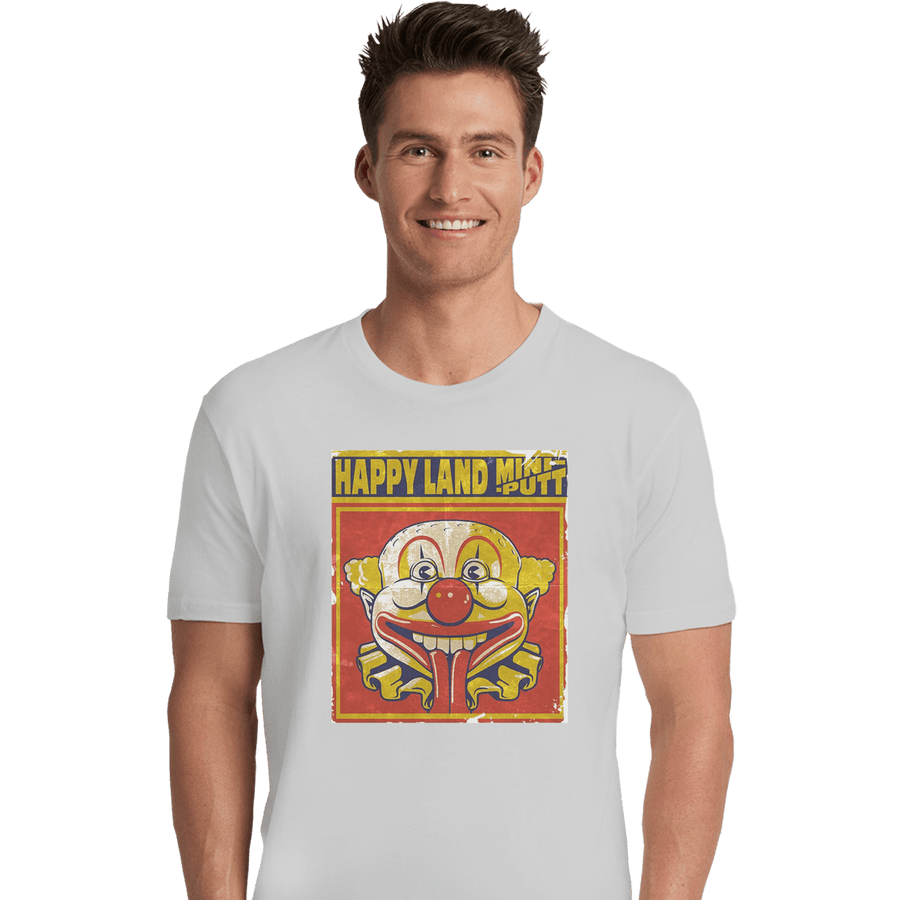Shirts Premium Shirts, Unisex / Small / White Happy Land