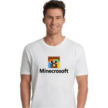 Load image into Gallery viewer, Shirts Premium Shirts, Unisex / Small / White Minecrosoft
