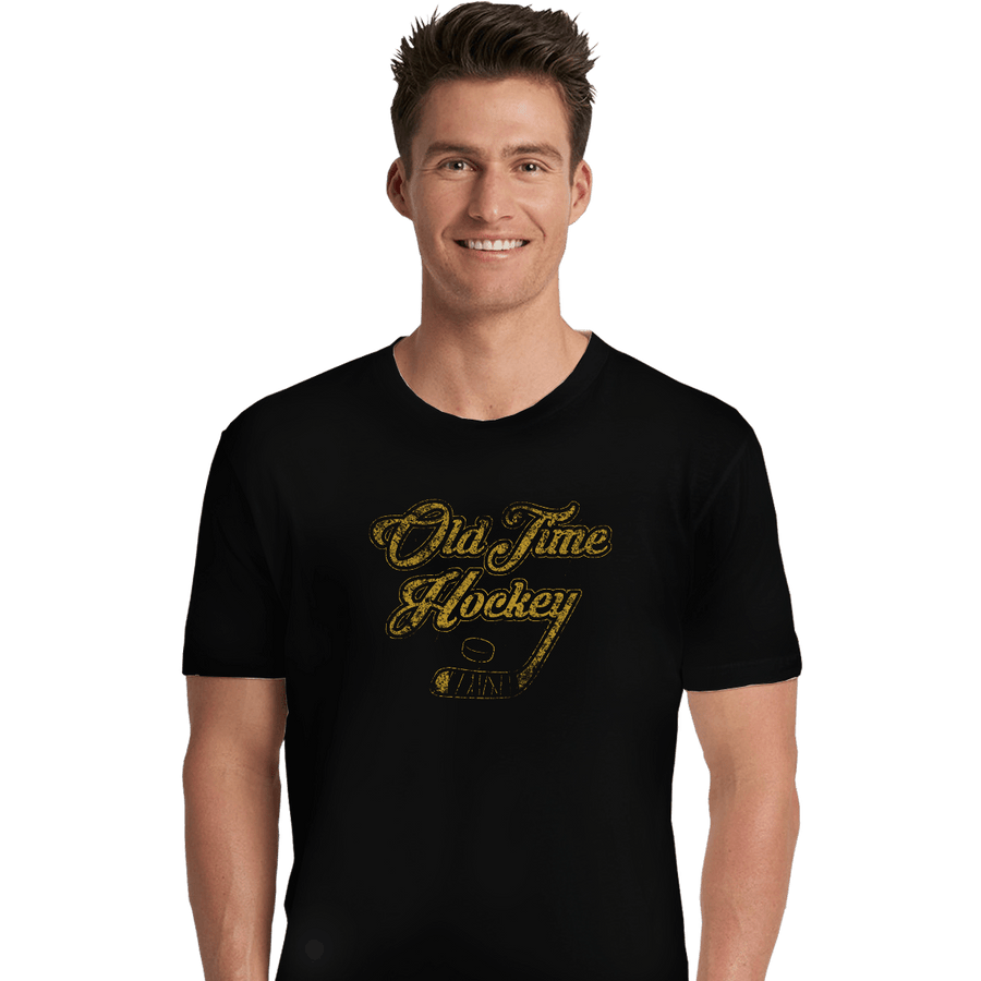 Shirts Premium Shirts, Unisex / Small / Black Old Time Hockey