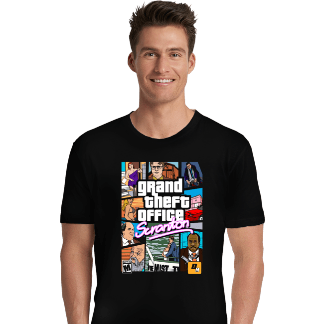 Shirts Premium Shirts, Unisex / Small / Black Grand Theft Office