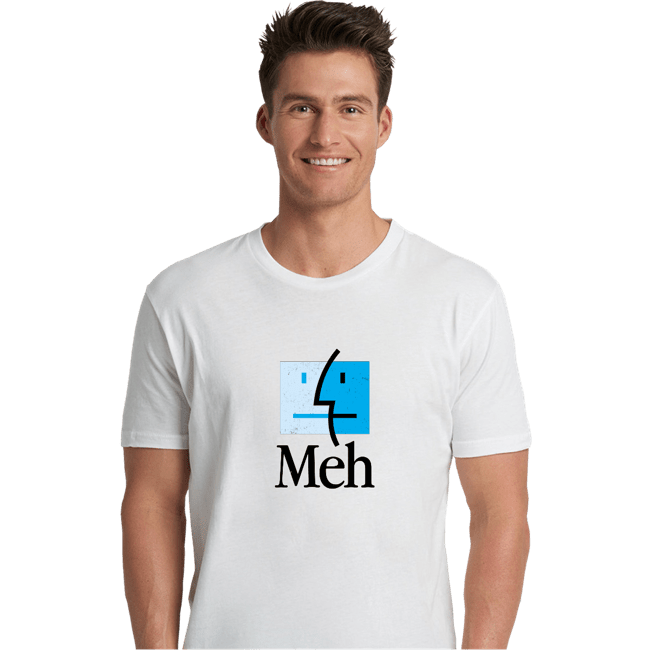 Daily_Deal_Shirts Premium Shirts, Unisex / Small / White Meh