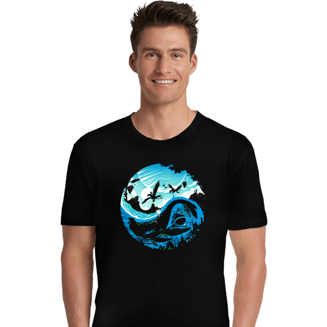 Daily_Deal_Shirts Premium Shirts, Unisex / Small / Black Yin Yang Of Water