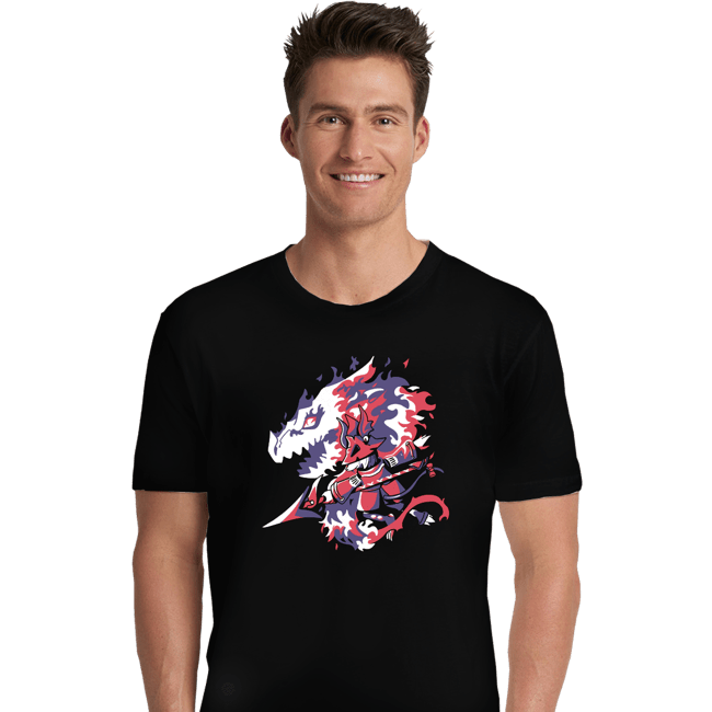 Daily_Deal_Shirts Premium Shirts, Unisex / Small / Black Dragon Knight