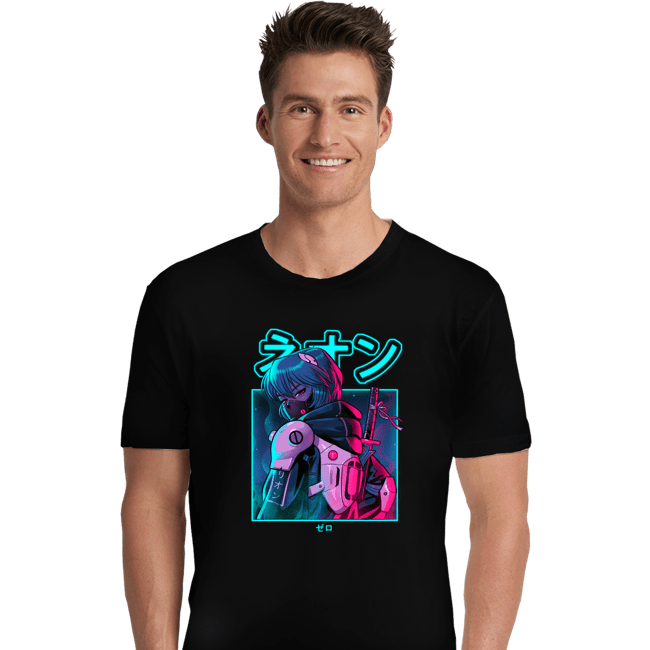 Shirts Premium Shirts, Unisex / Small / Black Neon Zero