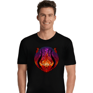 Daily_Deal_Shirts Premium Shirts, Unisex / Small / Black Stained Glass Darkness