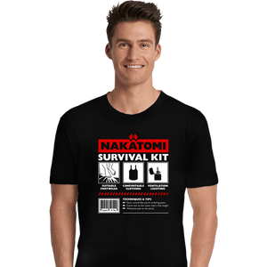 Daily_Deal_Shirts Premium Shirts, Unisex / Small / Black Nakatomi Survival Kit