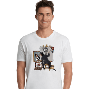 Secret_Shirts Premium Shirts, Unisex / Small / White Keanu Portrait