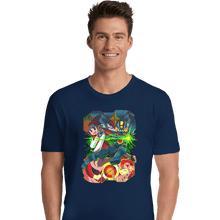 Load image into Gallery viewer, Shirts Premium Shirts, Unisex / Small / Navy Rockman EXE
